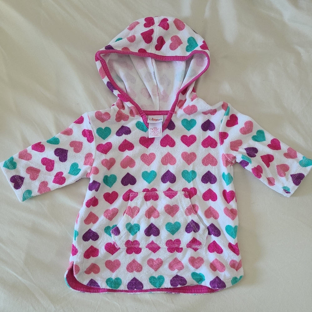 Circo Swim Coverup Heart Pattern